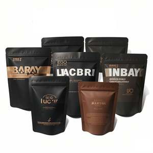 Custom Printed Black Mylar <b>Bags</b> 3.5g 7g 14g 28g Moisture Odor Proof Reusable Aluminum Foil Stand-up Pouch Zipper Chewing Gum - Product Image 2