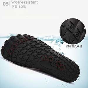 Chaussures d'eau pour hommes <span class=keywords><strong>Marche</strong></span> à cinq doigts <span class=keywords><strong>Aquatique</strong></span> Minimaliste Pieds nus Récif Natation Chaussures <span class=keywords><strong>de</strong></span> rivière Chaussures d'eau pour hommes pour la natation - Product Image 5