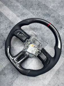 Volante de Fibra de Carbono Forjado Real Personalizado para Ford Focus Fiesta Mk7 ST Mk8 Mk4 Mk3 <span class=keywords><strong>Mk2</strong></span> con Pantalla LED RAM - Product Image 6