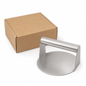 Paslanmaz Çelik Hamburger Presi Patty Manuel <span class=keywords><strong>Burger</strong></span> Presi Kaymaz Saplı Çevre Dostu Bulaşık Makinesinde Yıkanabilir Et Presi Aracı Ev - Product Image 1