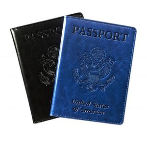 Portefeuille de voyage multi-passeports en gros avec blocage RFID, étui de luxe en cuir pour passeport - Product Image 1