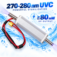 Module stérilisateur UV en ligne testé anti-fuite de qualité supérieure, longueur 103 mm, lampe de désinfection pour tuyau d'eau, module UVC profond