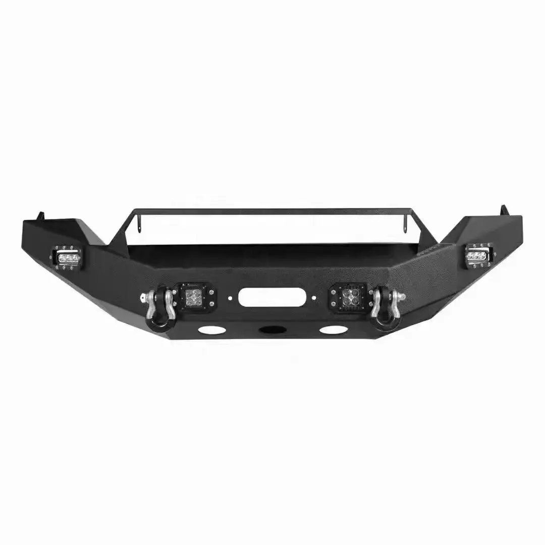 Nhiệm Vụ Nặng Nề HD Off-Road Thép Bột Tráng Phía Trước Bumper Bull Thanh Bảo Vệ Bumper Cho Dodge Ram F150 Tundra Silverado GMC