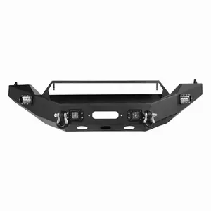 Heavy Duty HD Off-Road Steel Powder Coated Front Bumper Bull Bar Bumper Guard For Dodge Ram F150 Tundra Silverado GMC