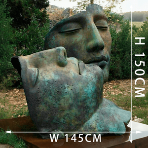 Estatuas Faciales de Bronce Personalizadas, Esculturas de Bronce del Famoso <span class=keywords><strong>Igor</strong></span> <span class=keywords><strong>Mitoraj</strong></span> para Decoración de Arte Público - Product Image 3