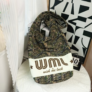 กระเป๋าโท้ทสะพายไหล่ทรงเปิดปิดขนาดใหญ่จุของได้เยอะ แฟชั่นสตรีทแวร์ ผ้าแคนวาส ใช้ได้ทุกฤดู สำหรับช้อปปิ้งประจำวัน - Product Image 1