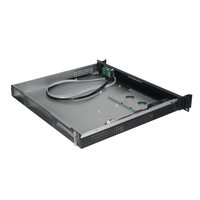 Casing Server ATX Kedalaman Pendek 390mm 1U Rackmount untuk Solusi PC Industri
