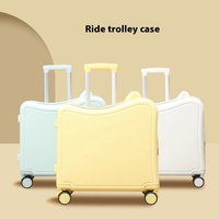 Poussette unisexe à roulettes Spinner pratique valises pour enfants pour bagages équitation et voyage