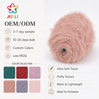 Factory Supply 100% Polyester Faux Mink Yarn Soft Fluffy Knitting Yarn for Sweater Blanket Garment Wholesale