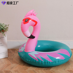 ห่วงยางว่ายน้ำซุปเปอร์แฟคตอรี่ ฟลามิงโก้ ขนาด 70 ซม. 90 ซม. สำหรับเด็กและผู้ใหญ่ กีฬาทางน้ำ - Product Image 1