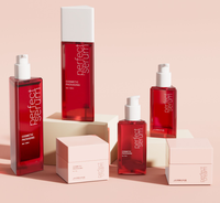 Bocaux en verre Springrain 30g/50g et flacons d'essence/lotion scellés avec couvercle 100ml/120ml – Emballage séparé pour crème visage