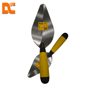 Truelle en acier au carbone avec manche en plastique <span class=keywords><strong>de</strong></span> qualité industrielle, poignée ergonomique, bords arrondis/carrés/pointus pour la maçonnerie et le béton - Product Image 3