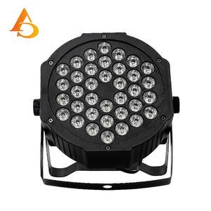 Luz Par LED RGB Mini Plana de Alta Calidad DMX12 36x3w para Interiores, Ideal para Escenarios - Product Image 2