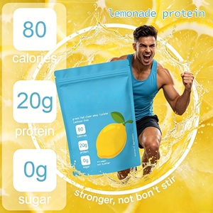 ODM OEM LuvVita Proteína de Suero de Leche Aislada Transparente Sabor Limonada 20g Proteína <span class=keywords><strong>0</strong></span> Azúcar Sin Lactosa de Animales Alimentados con Pasto Apoya el Desarrollo Muscular - Product Image 4