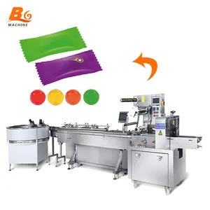 BG Machine d'emballage de bonbons à haute vitesse, horizontale et automatique