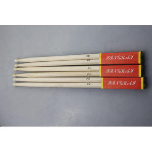 China hecho a mano precio barato logotipo personalizado práctica 5A 7A 5B <span class=keywords><strong>baquetas</strong></span> de arce para principiantes - Product Image 6
