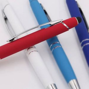 Wholesale 2-in-1 Aluminum Metal Ballpoint <b>Pen</b> High Quality Touch Screen for Stylus with Custom Logo Engraving for Office Use - Product Image 5