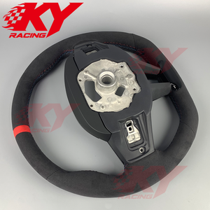 Volante Deportivo Mejorado con Empuñaduras de Cuero y Fibra de Carbono LCI para BMW G30 M550i G20 330i X5 G05 G80 M3 G82 M2 M240i G42 - Product Image 3