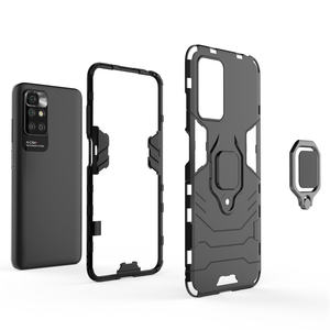 Pour <span class=keywords><strong>Xiaomi</strong></span> Redmi 10 Étui de protection avec anneau de doigt, coque rigide pour Redmi Note 11 11S 10 <span class=keywords><strong>Pro</strong></span> Mi 12 11T 11 Lite 5G - Product Image 5