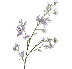 Fleur de glycine artificielle en soie faite à la main, branche tombante suspendue pour la décoration de la maison, de mariages, de la fête des Mères, de Noël et de fêtes. - Product Image 1