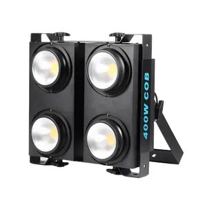 איכות גבוהה 4x100w COB PRO LED אור קהל 3200K-5600K אור במה LED לבן חם