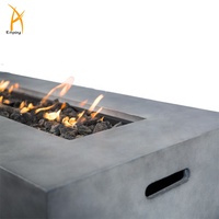Foyer gaz MgO 42 pouces avec certificat ETL extérieur, fosse de feu à propane 50000BTU