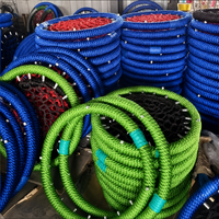 Siège en corde tressée de qualité commerciale, durable, pour balançoire ronde, idéal pour équipement de jeux extérieur
