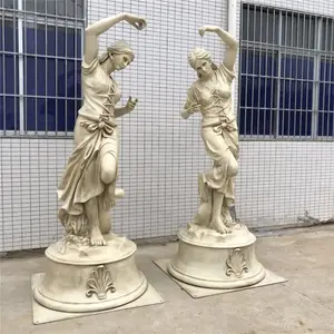 Fibra de vidrio famosa estrella dama escultura personaje estatua