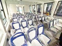 Bateau de passagers en aluminium avec moteur in-bord, coque de catamaran, bateaux à moteur pour la vente, bateau de luxe pour passagers