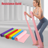 Banda de Resistencia de Látex para Yoga, Estiramiento, Ejercicio, Bandas Elásticas para Fitness, Gimnasio, Pilates, Entrenamiento, Venta al por Mayor