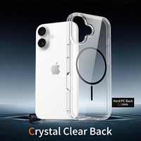 Coque de téléphone magnétique à chargement sans fil par moulage par injection pour iPhone 14 15 16 Plus 16e 17e 17 Pro Air Pro Max