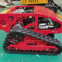 Mesin Pemotong Rumput Robot Mini Murah, Mesin Pemotong Rumput Remote Control Kualitas Tinggi untuk Pertanian