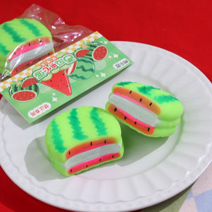 Juguete Antiestrés Creativo en Forma de Sandía de 7cm, Fácil de Apretar, Relleno de TPR y Harina, Regalo para Niños y Adultos - Product Image 3