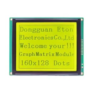 5.0V màu vàng xanh STN đồ họa LCD 160x128 mô-đun năm inch màn hình LCD hiển thị bảng điều khiển với nhà ở trường hợp enclauser - Product Image 1