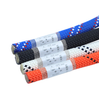 Corde statique haute résistance 6mm/8mm/10.5mm/12mm Corde d'escalade Cordes de sécurité tressées extérieures