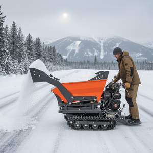 Petit chariot à benne basculante hydraulique alimenté par chenilles livraison gratuite Construction Dumper Chine peut être - Product Image 5