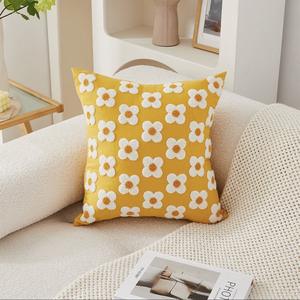 Housse de <span class=keywords><strong>coussin</strong></span> de luxe brodée personnalisable, carrée, <span class=keywords><strong>pour</strong></span> <span class=keywords><strong>canapé</strong></span>, salon, chevet, <span class=keywords><strong>coussin</strong></span> de dossier - Product Image 6