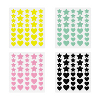 Étoile à cinq branches personnalisée Love Acne Sticker Gel Colloïde d'eau pour l'acné Durable et efficace