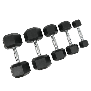 Vücut Fitness egzersizleri için ev spor kullanımı için OEM dökme demir Hex Dumbbells - Product Image 6