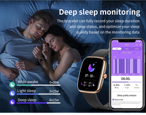 Reloj inteligente deportivo Gh39, pantalla táctil Full HD TFT de 1,75 pulgadas, IP67, recordatorio inteligente a prueba de agua, reloj despertador, Monitor de ritmo cardíaco, correo electrónico - Product Image 4