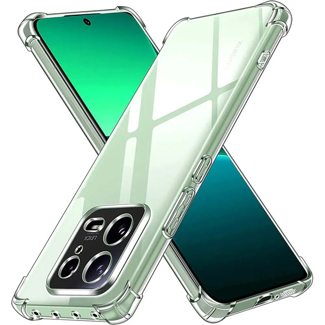 Ultra Thin Clear Silicone Shockproof Soft TPU Case for Xiaomi Mi 14 13 13T 12T Pro 12 Lite 12S Ultra 12X Bumper Case
