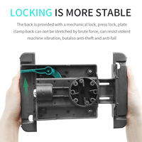 Support de tablette antivol en nylon renforcé VINmounts, robuste, noir, compatible avec plusieurs appareils, pour entrepôts, véhicules, iPad