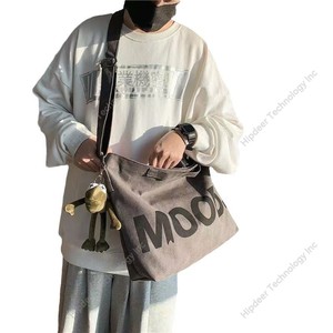 Bolsa de Compras de Lona Resistente y Ecológica con Diseño de Letras Personalizado, Logotipo Bordado, Asa Larga, Alta Calidad, MOQ Bajo - Product Image 5