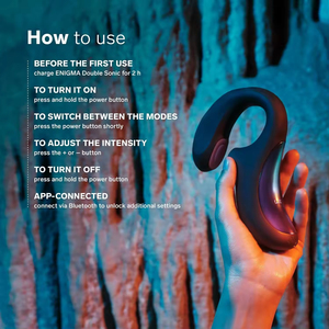 <span class=keywords><strong>LELO</strong></span> Enigma Cyber Purple Vibrator für Frauen, Doppelte Schallstimulation, Dreifache Stimulation, Bluetooth, 8 Luststufen, 2 Extra Rabbit-Modi - Product Image 6