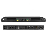 Amplificateur de puissance professionnel classe D 600W*4 RMS, format 1U, audio numérique haute puissance, amplificateur