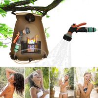 Échantillon Gratuit - Sac de Douche Portable 20L pour Camping en Plein Air - Vente Chaude Transfrontalière - Sac de Bain d'Extérieur