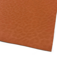 Simili cuir bio à imprimé léopard orange pour veste homme, gants, canapé, chaise, rembourrage de meubles