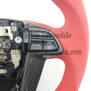 Venta Directa al por Mayor de Volante de Cuero Perforado con Fibra de Carbono para Honda Accord 8ª Gen. Crosstour - Product Image 6
