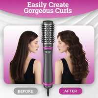 Styler capillaire électrique automatique rotatif Ulelay à ions négatifs et air chaud, 3 réglages de chaleur, moteur 30000 tr/min, pour salon et hôtel
