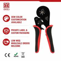 Kit professionnel de pinces à sertir à cliquet HSC8 16-6 0.08-16mm² AWG 30-5 pour cosses isolées VE